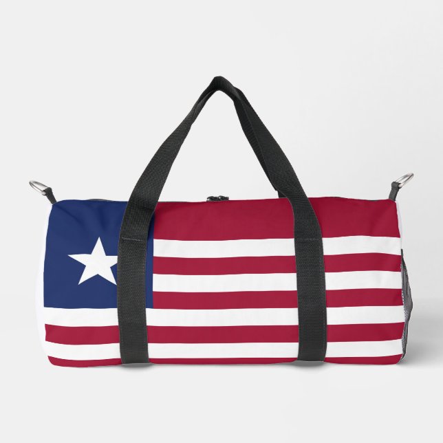 Liberia flag duffle bag (Front)