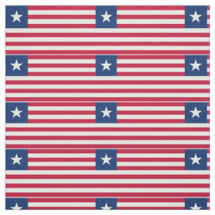 Liberia Flag Fabric