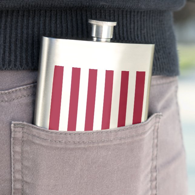 Liberia flag hip flask (In Situ)