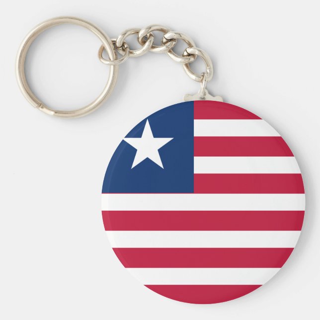 Liberia Flag Key Ring (Front)