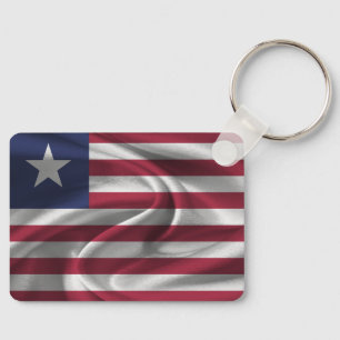 Liberia Flag Keychain