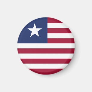 Liberia flag magnet
