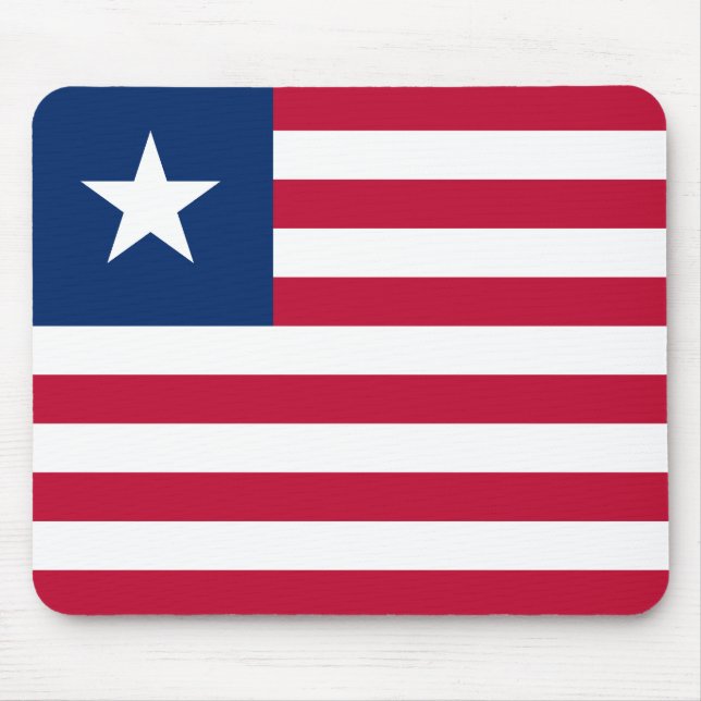 Liberia Flag Mouse Pad (Front)