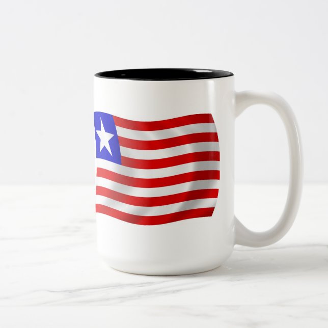Liberia Flag Mug (Right)