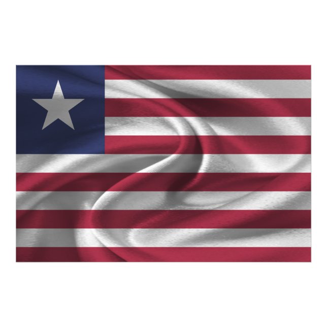 Liberia Flag Photo Print (Front)