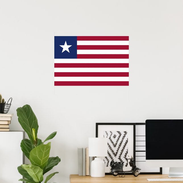 Liberia flag poster (Home Office)