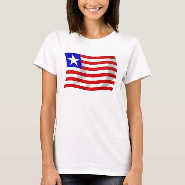 Liberia Flag Shirt (Front)