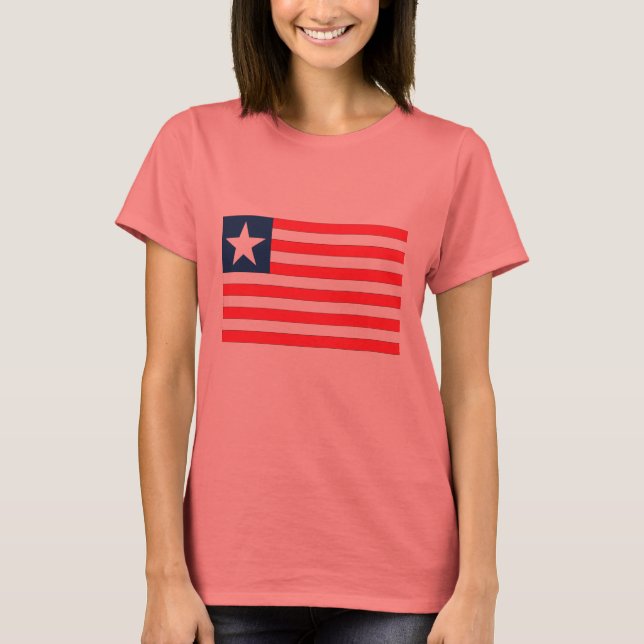 Liberia Flag T-Shirt (Front)