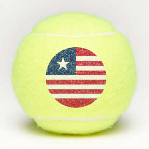 Liberia Flag Tennis Balls