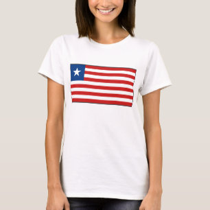 Liberia Flag x Map T-Shirt