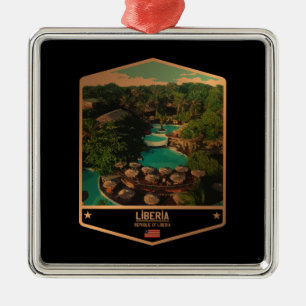 Liberia Metal Tree Decoration