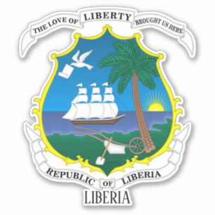 Liberia National Coat Of Arms Patriotic
