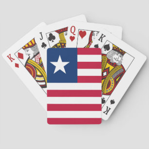 Liberia National World Flag Playing Cards