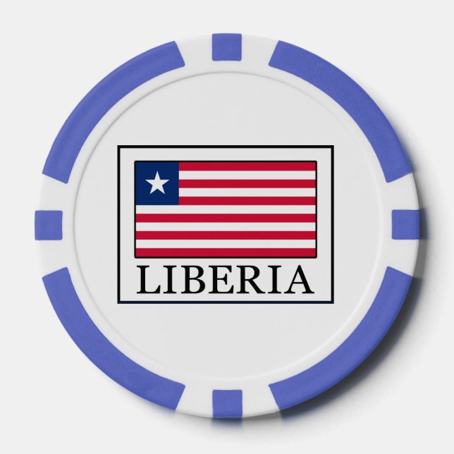 Liberia Poker Chips (Front)