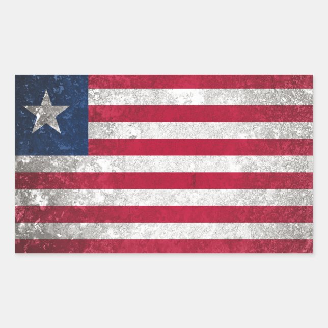 Liberia Rectangular Sticker (Front)