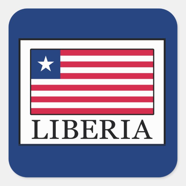 Liberia Square Sticker (Front)