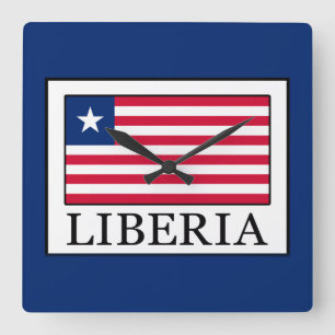 Liberia Square Wall Clock