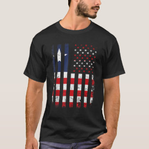 Liberian American Flag Liberian Roots Liberia Amer T-Shirt