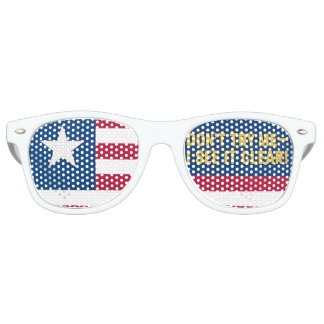 Liberian don’t try me I see it clear Retro Sunglasses