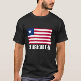Liberian Flag Liberian Pride Liberian Roots Liberi T-Shirt