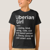 LIBERIAN GIRL LIBERIA Gift Funny Country Home Root