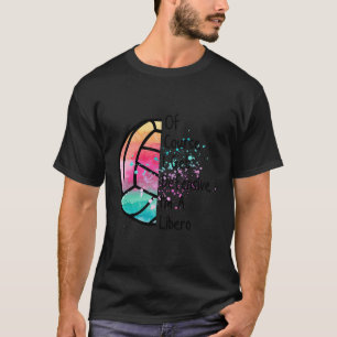 Libero Defensive Volleyball Player Quote T-Shirt