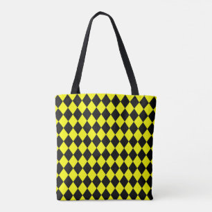 Libertarian alice pattern tote bag