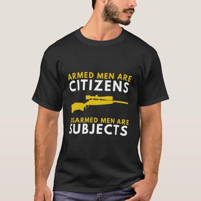 Libertarian Anti-Tyranny Armed Citizens 2Nd Adt T-Shirt (Front)