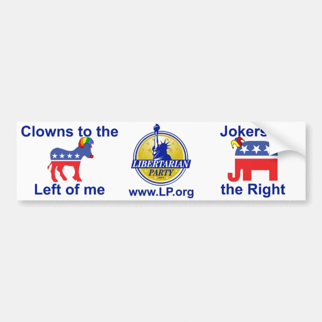 Libertarian bumper sticker (Front)