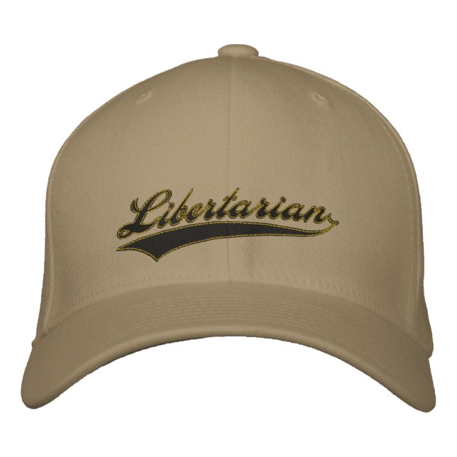 Libertarian Embroidered Hat (Front)