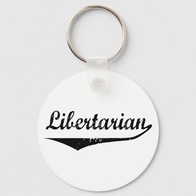 Libertarian Key Ring (Front)