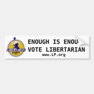 Libertarian Party Bumper Sticker