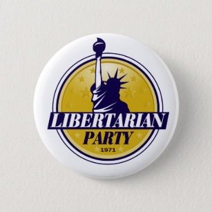 Libertarian Party Official Logo Button