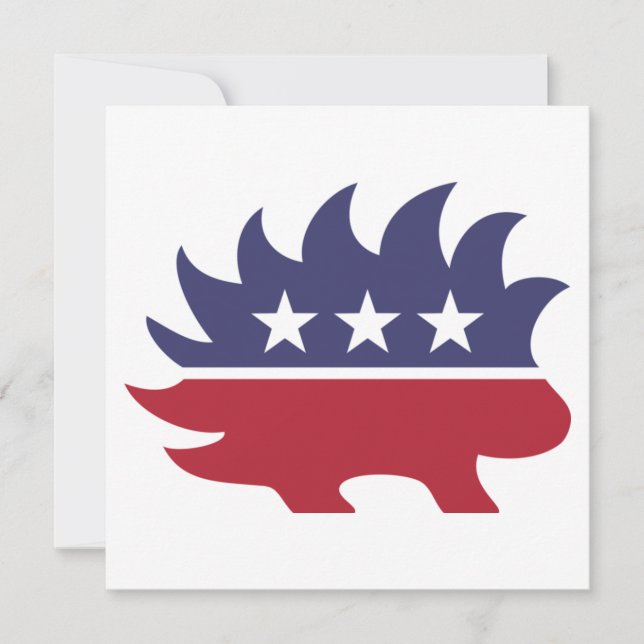 Libertarian Party Porcupine Symbol Card (Front)