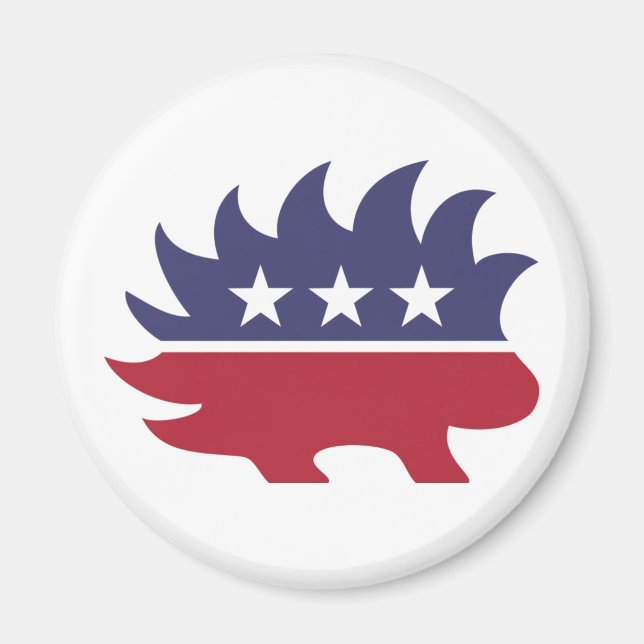 Libertarian Party Porcupine Symbol Magnet (Front)