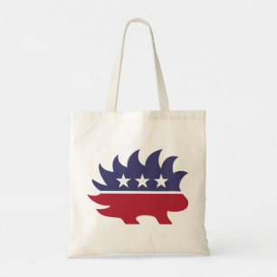 Libertarian Party Porcupine Symbol Tote Bag