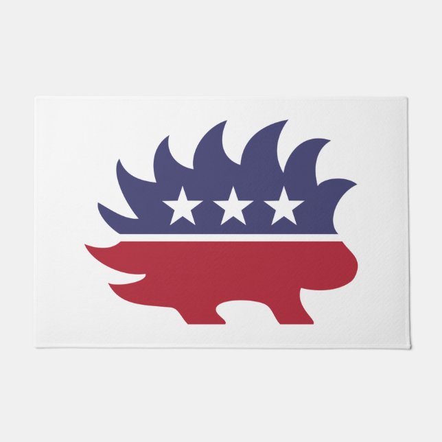 Libertarian Party Symbol Doormat (Front)
