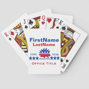 Libertarian Party Templates Playing Cards