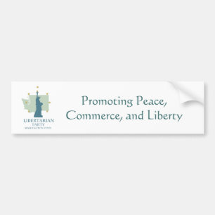 Libertarian Party Washington State Bumper Sticker