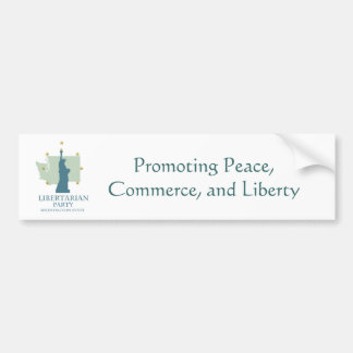 Libertarian Party Washington State Bumper Sticker