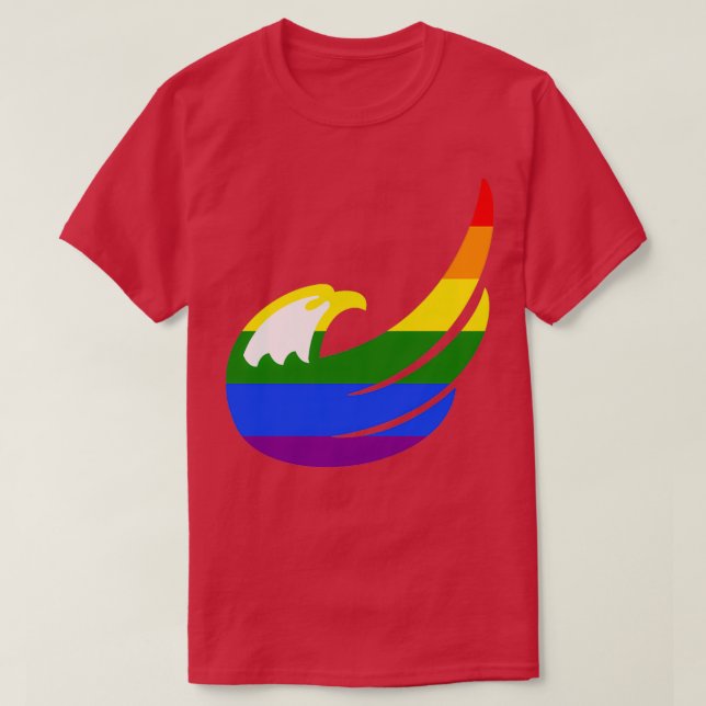 Libertarian Rainbow T-Shirt (Design Front)