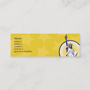 Libertarian - Skinny Mini Business Card