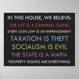Libertarian We Believe Poster