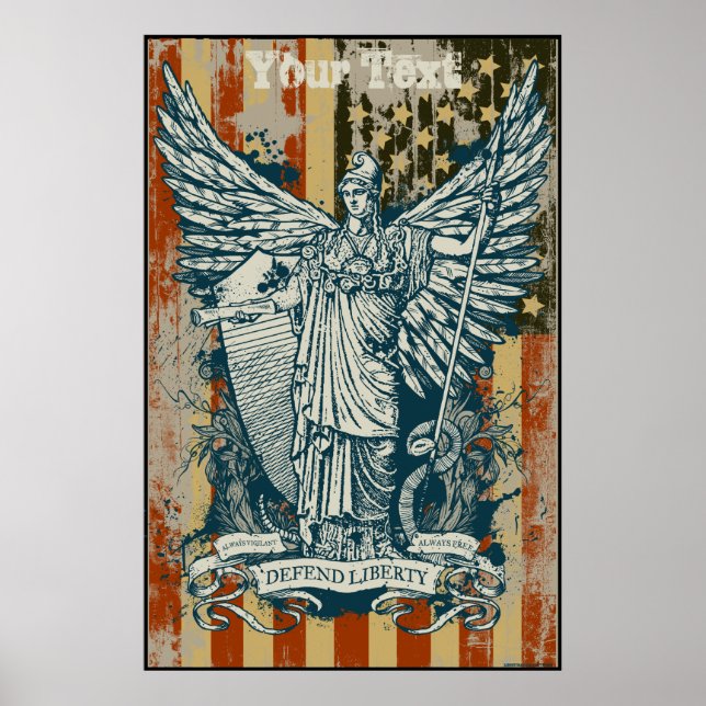 Libertas Goddess of Liberty Poster (Front)