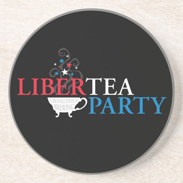 Libertea Party Coaster (Front)