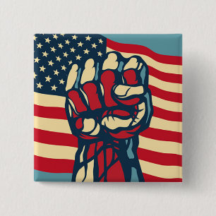 Liberty 15 Cm Square Badge