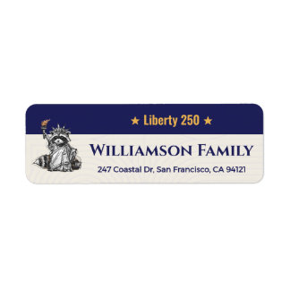 Liberty 250 Raccoon Patriotic Family Return