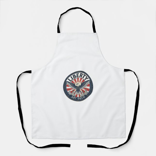 Liberty Adventure Patriotic Patriotic Pulp Book Co Apron (Front)