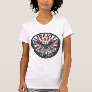 Liberty Adventure Patriotic Patriotic Pulp Book Co T-Shirt