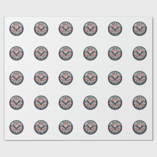 Liberty Adventure Patriotic Patriotic Pulp Book Co Wrapping Paper